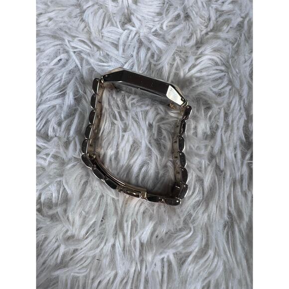 Elgin Rectangular Quartz Watch Gold Tone Crystal Bracelet Japan Movt FG754ST - Picture 13 of 14